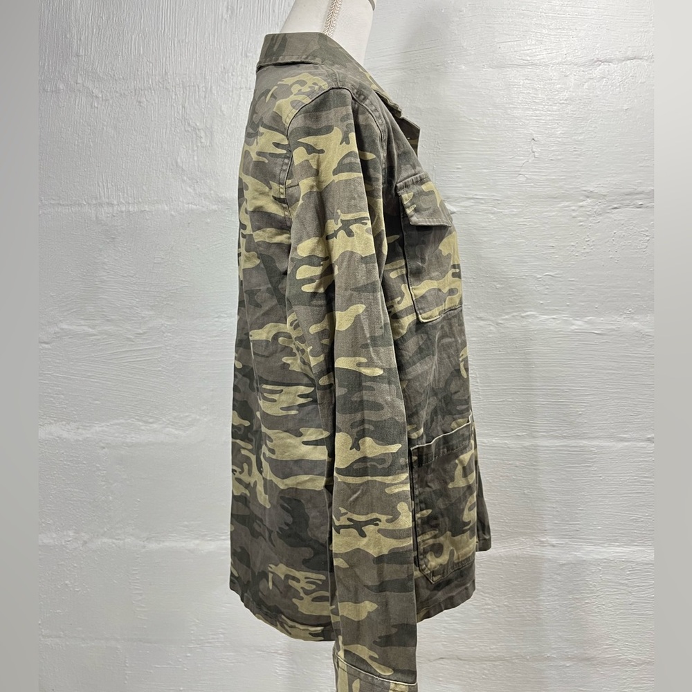 SANCTUARY GREEN CAMO BUTTON JACKET (a406) - Picture 10 of 12